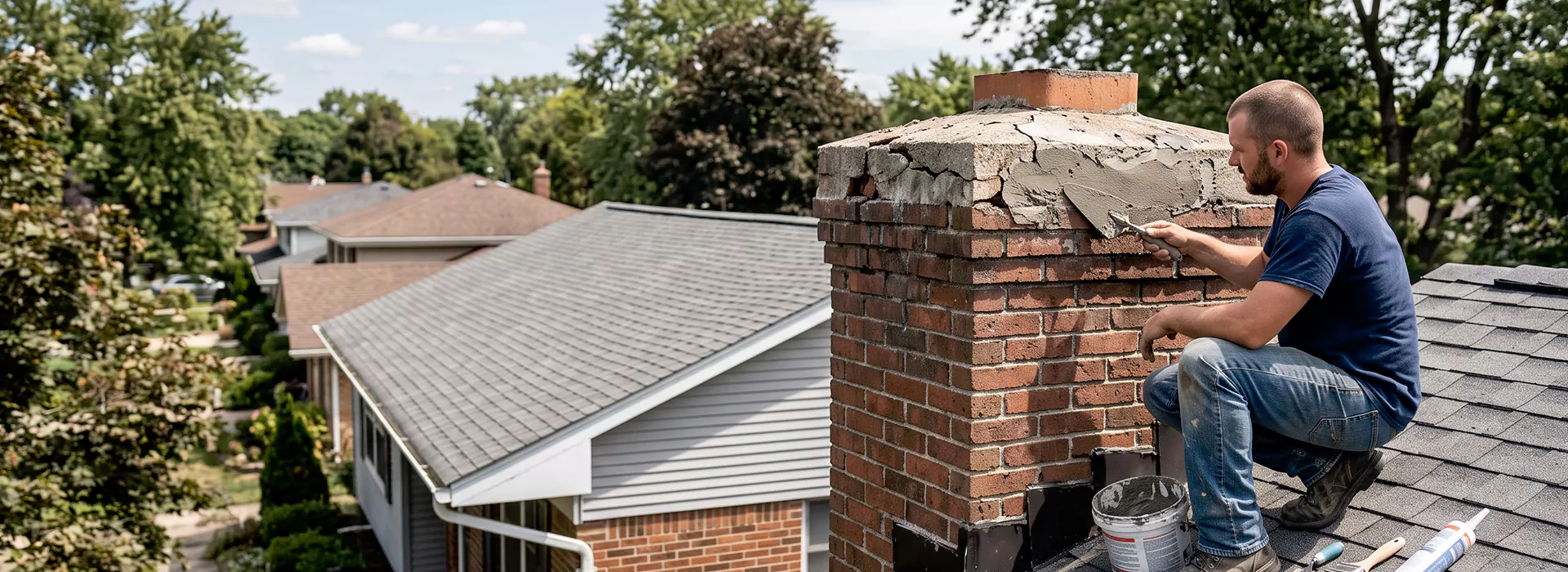 Chimney Crown Repair Lakewood, NJ