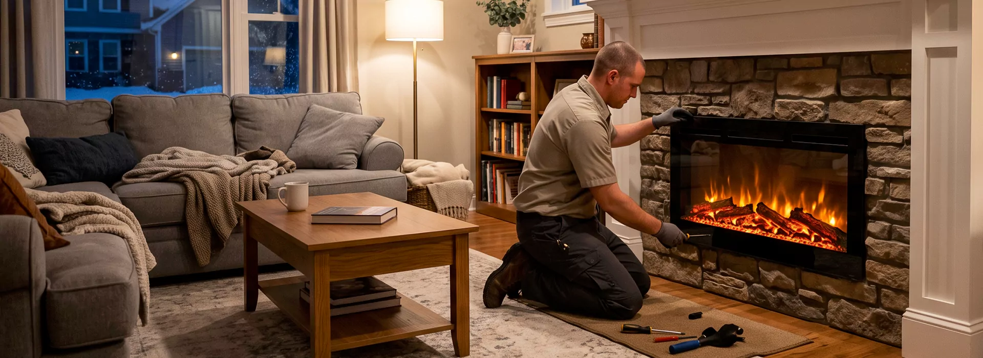 Electric Fireplace Installation Lakewood in Lakewood