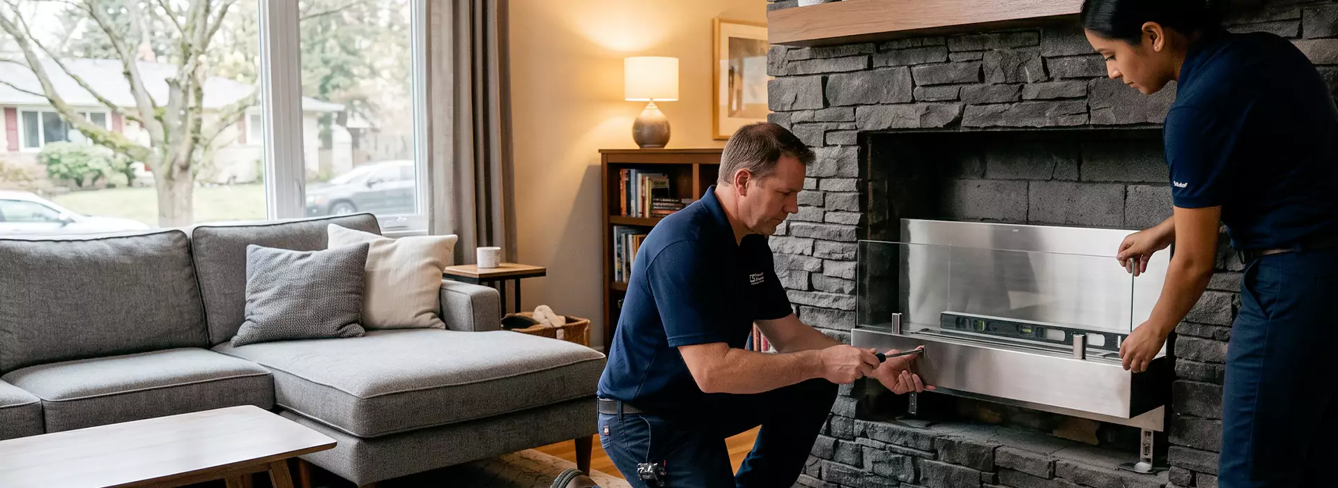 Ethanol Fireplace Installation in Lakewood, NJ