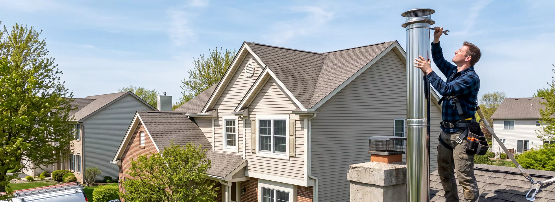 Metal Chimney Installation in Lakewood