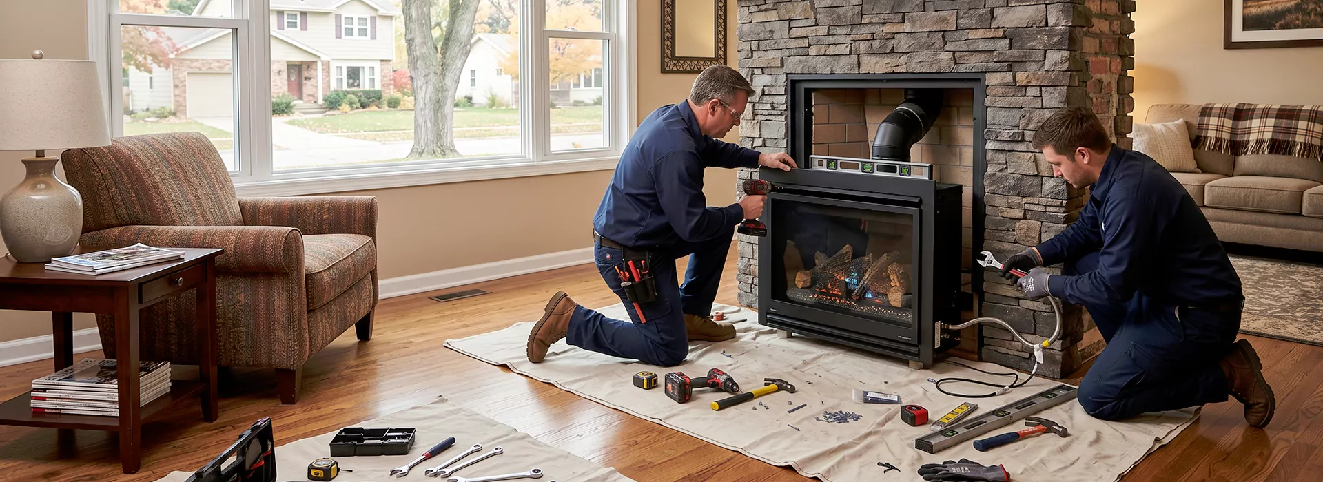 New Fireplace Installation in Lakewood