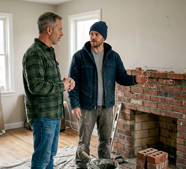 Why Lakewood Homeowners Choose Our Brick Fireplace Installation Team?