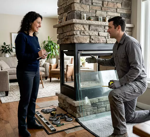 Certified Fireplace Glass Installation Company: Your Local Fireplace Glass Door Installer in Lakewood, NJ