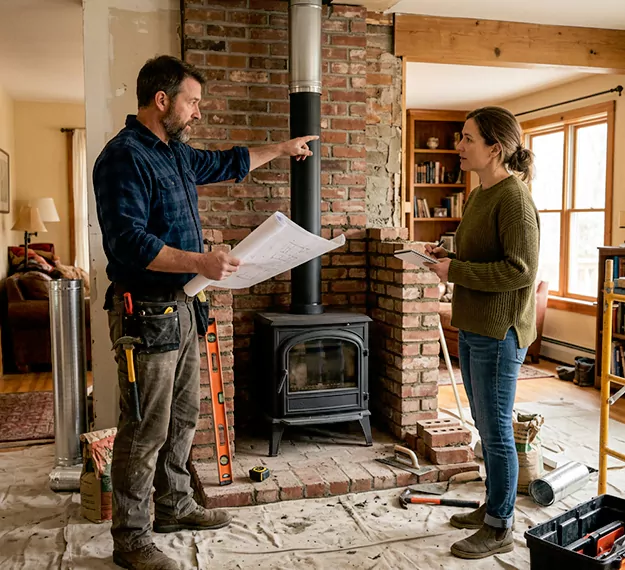 Why Lakewood Homeowners Choose Our Wood Fireplace Installation Team?