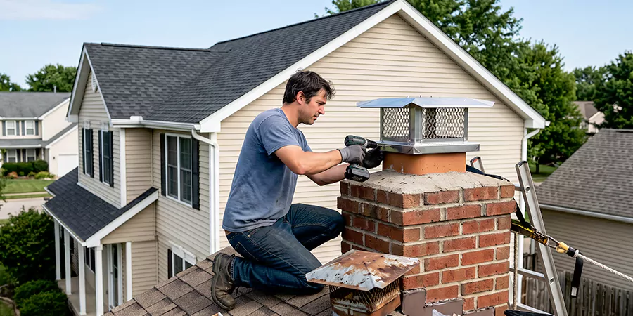Metal Chimney Cover Replacement Lakewood