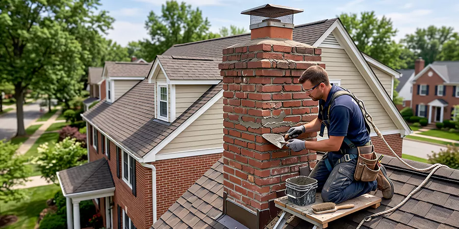Stone Chimney Repair Lakewood