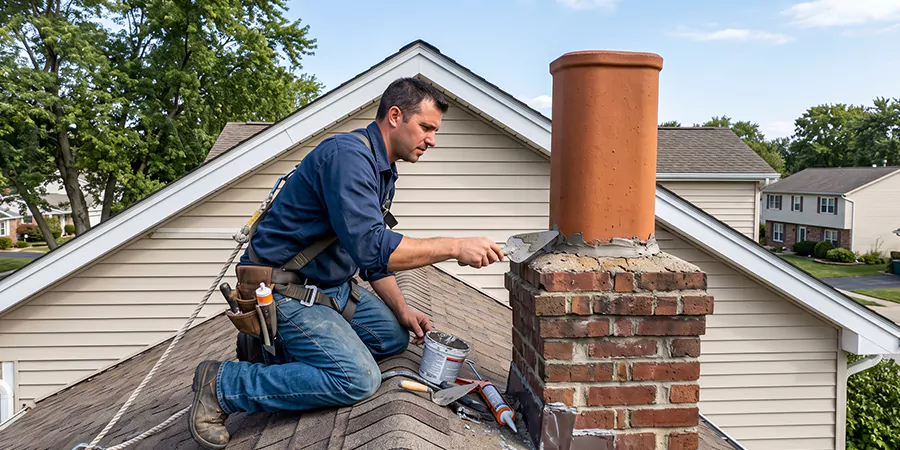 Chimney Pot Leak Repair Lakewood