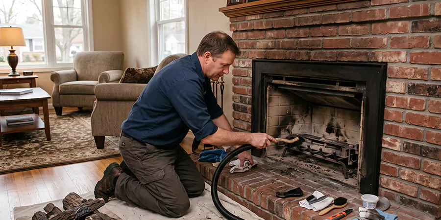 Gas Fireplace Restoration Lakewood