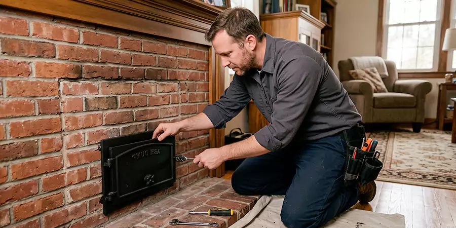 Fireplace Ash Dump Door Installation Lakewood