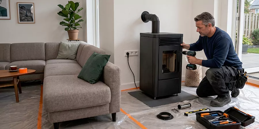 Fireplace Surround and Wall Installation Lakewood