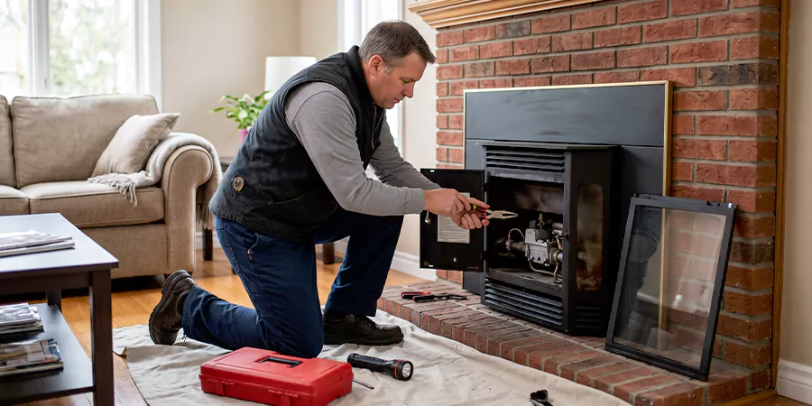 Natural Gas Fireplace Repair Lakewood