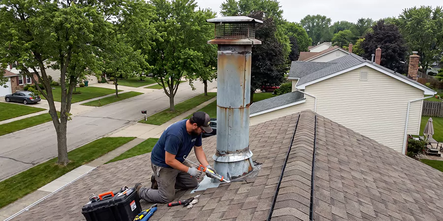 Stone, Stucco, and Metal Chimney Leak Repair Lakewood
