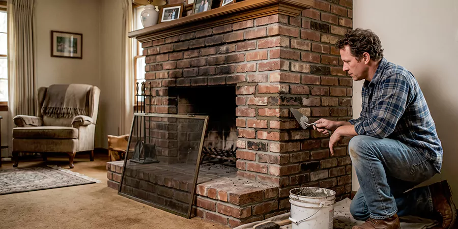 Old Fireplace Safety Repair Lakewood