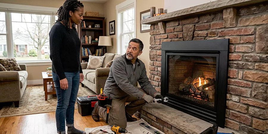 Fireplace and Log Fire Installation Lakewood